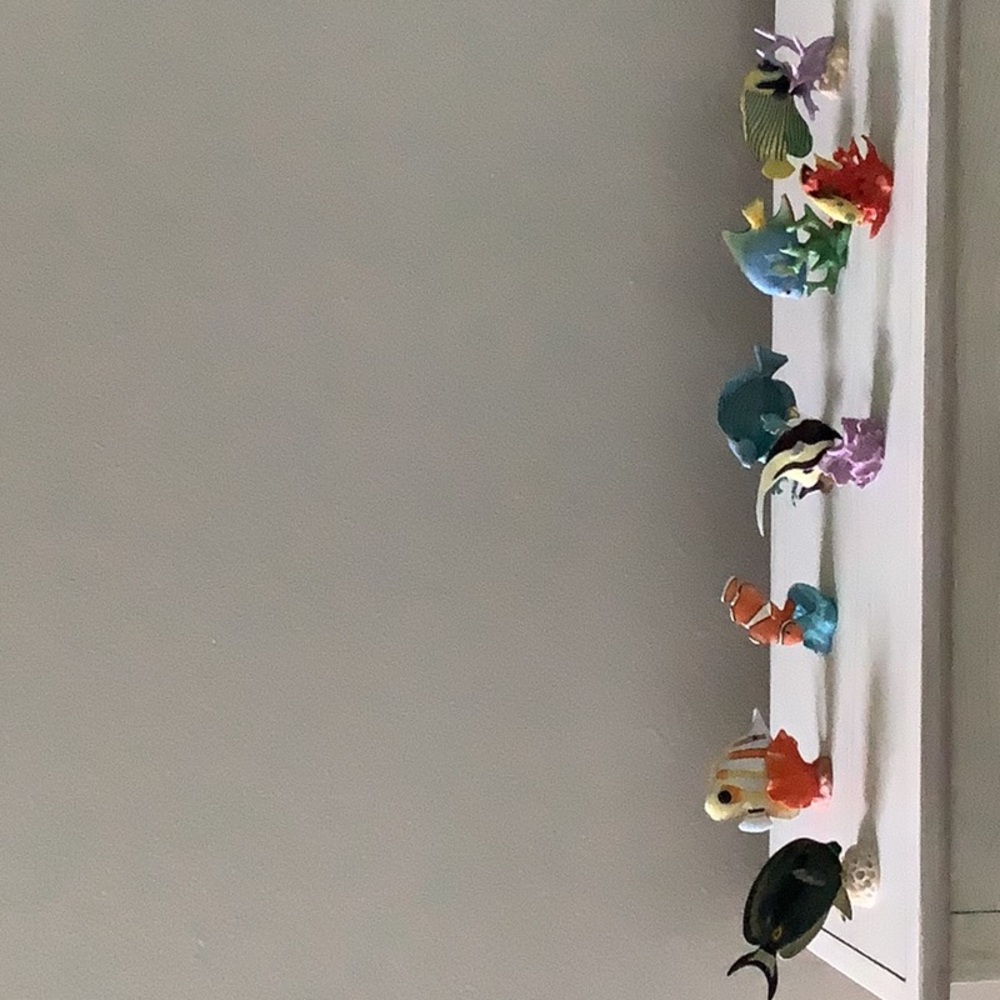Colorful Fish Figurines Set Franklin Mint series